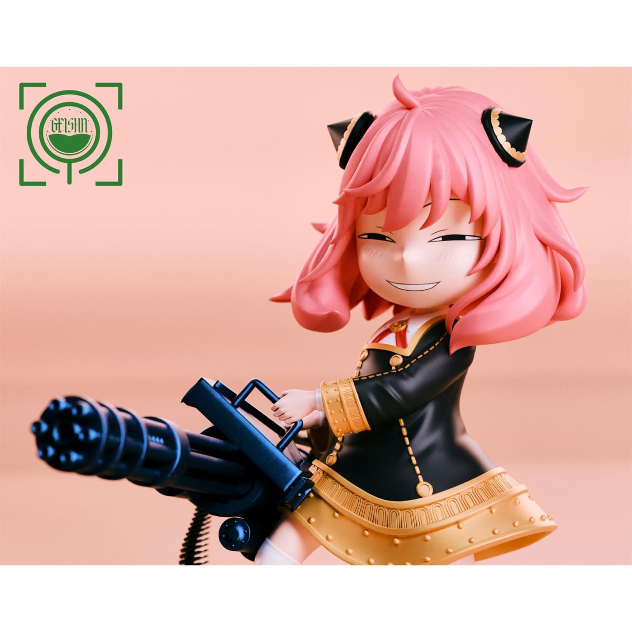 GEISHA Studio - Anya Forger Holding Gatling Gun