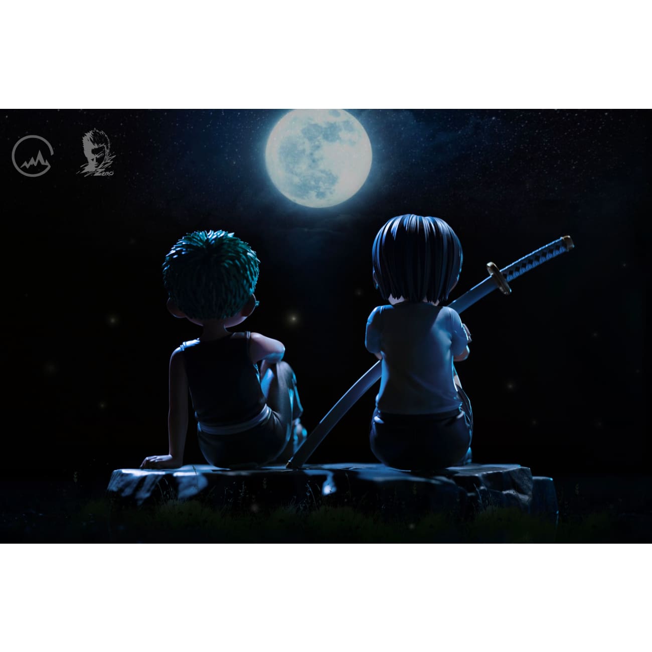 GG Studio x Zoro Studio - Childhood Shimotsuki Kuina / Roronoa Zoro