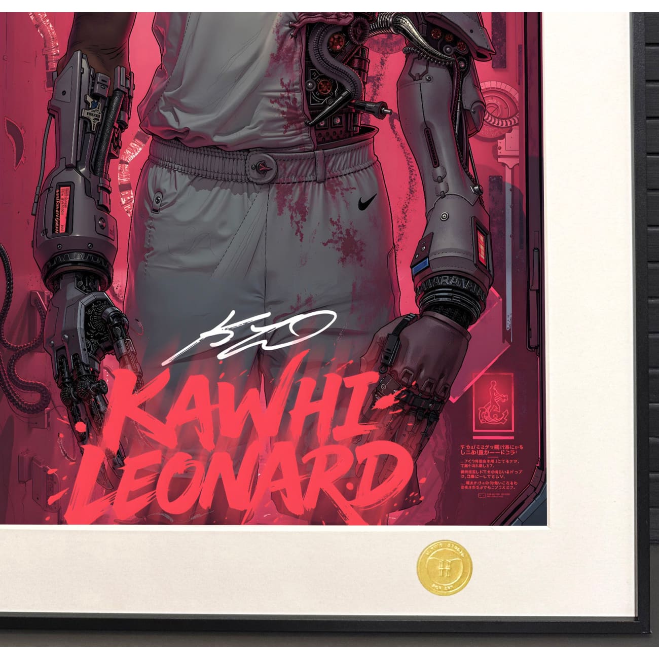 H-TWO Studio - Kawhi Leonard Raptors Clippers Poster Frame