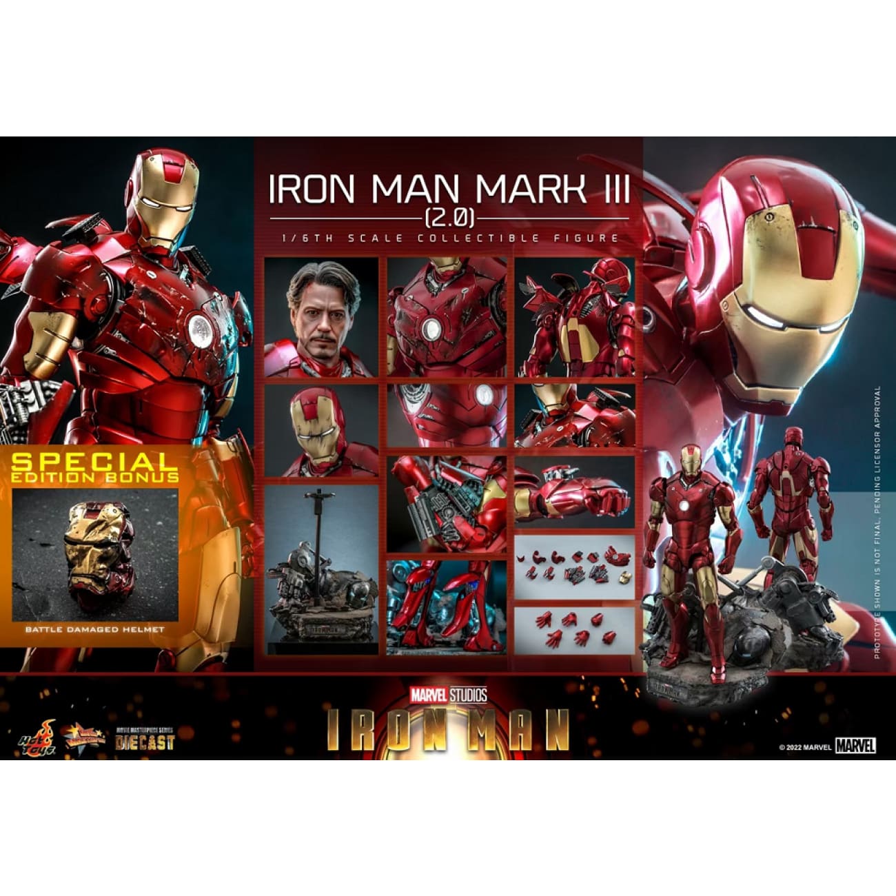 Hottoys - Iron Man Mark Iii 2.0 [mms664d48] – Avolounge