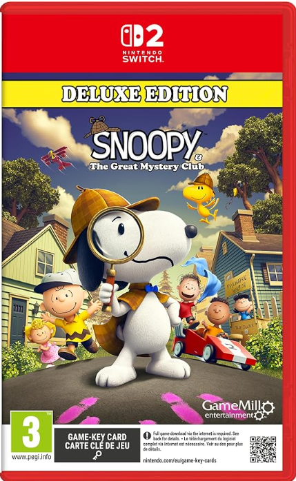 Nintendo Switch Game Title - Snoopy & the Great Mystery Club Deluxe Edition GKC
