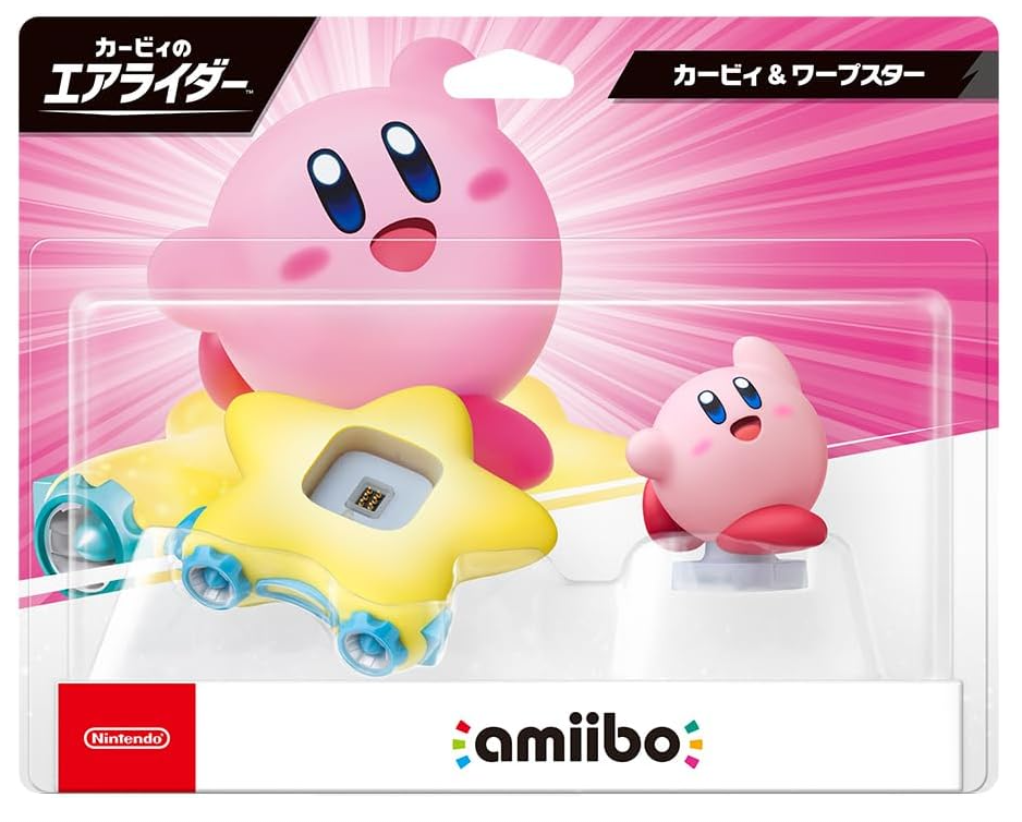 Nintendo Switch Game Title - Amiibo - Kirby & Warp Star (Kirby Air Riders Series)