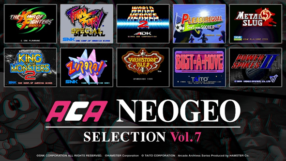 Nintendo Switch Game Title - ACA Neogeo Selection Vol.7