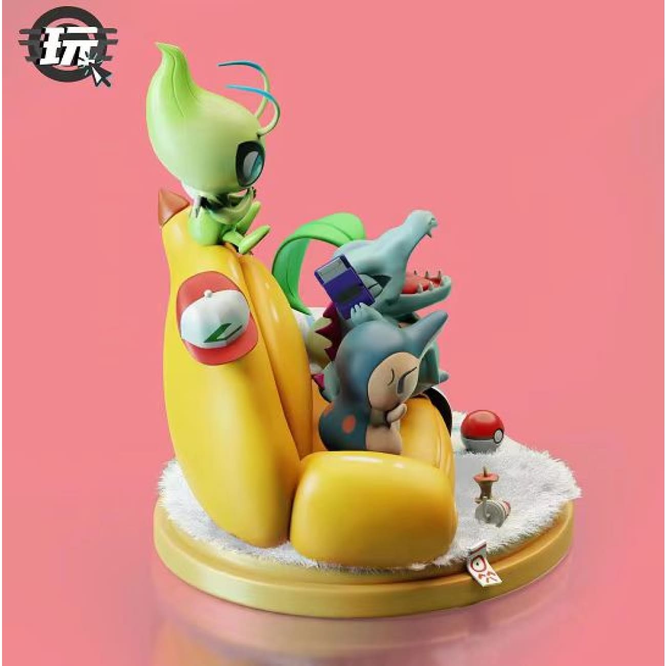 Just Play Studio / JiuShiWan Studio - Chikorita, Totodile, Cyndaquil & Celebi V