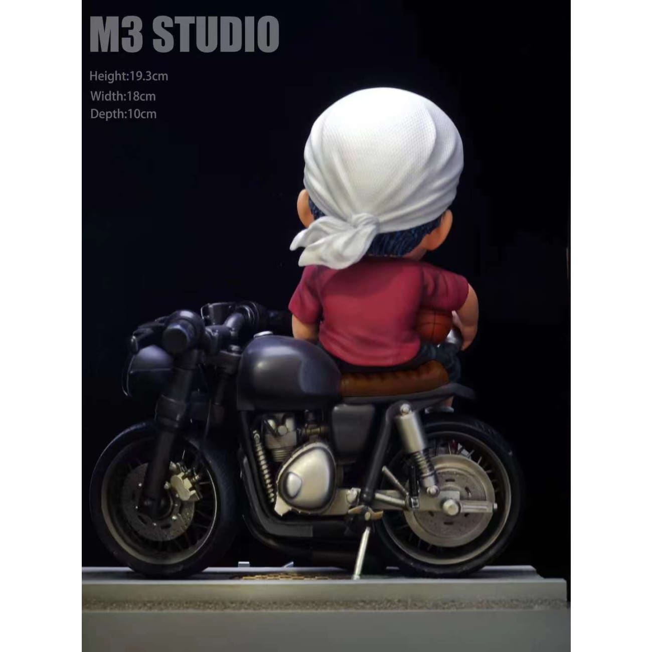 M3 Studio - Hisashi Mitsui Sitting On Motorcycle