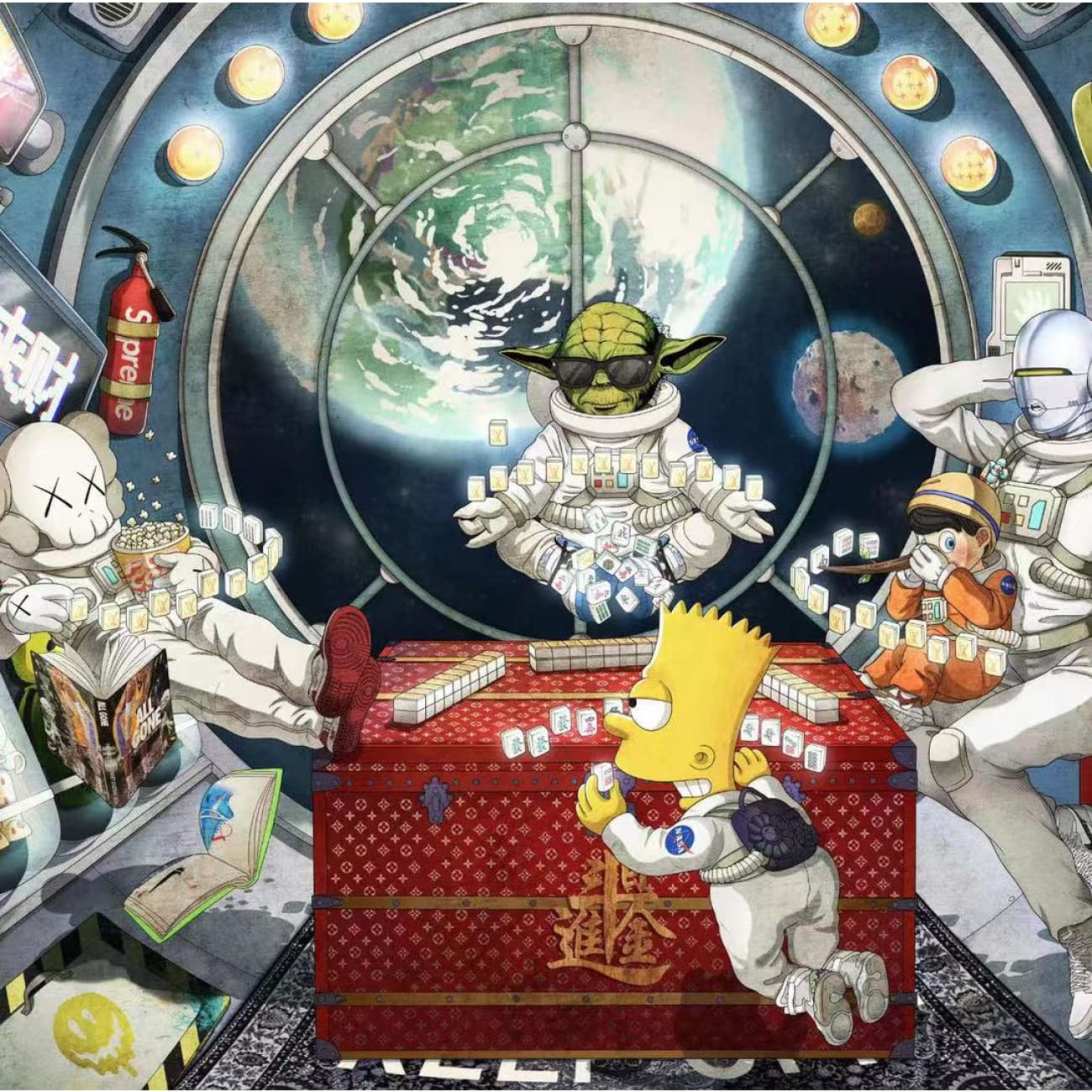 Mashup - Spaceship Poster Frame