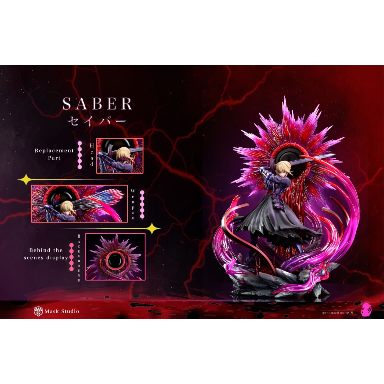 Mask Studio - Saber Alter - Saber Alter