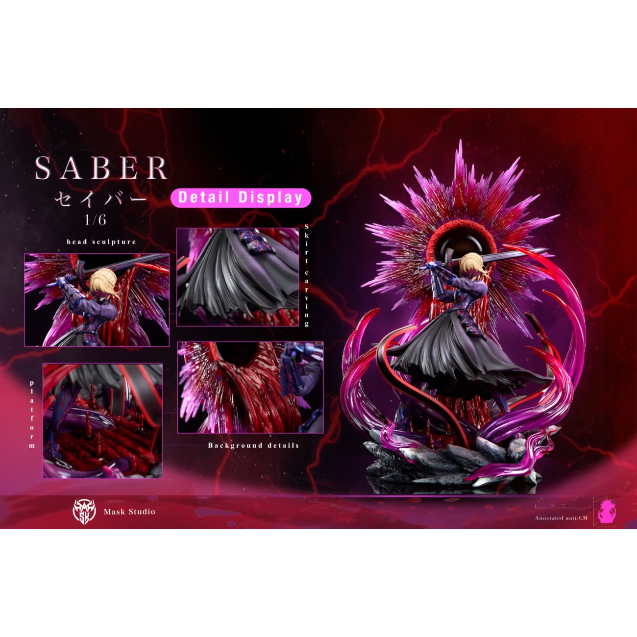 Mask Studio - Saber Alter - Saber Alter