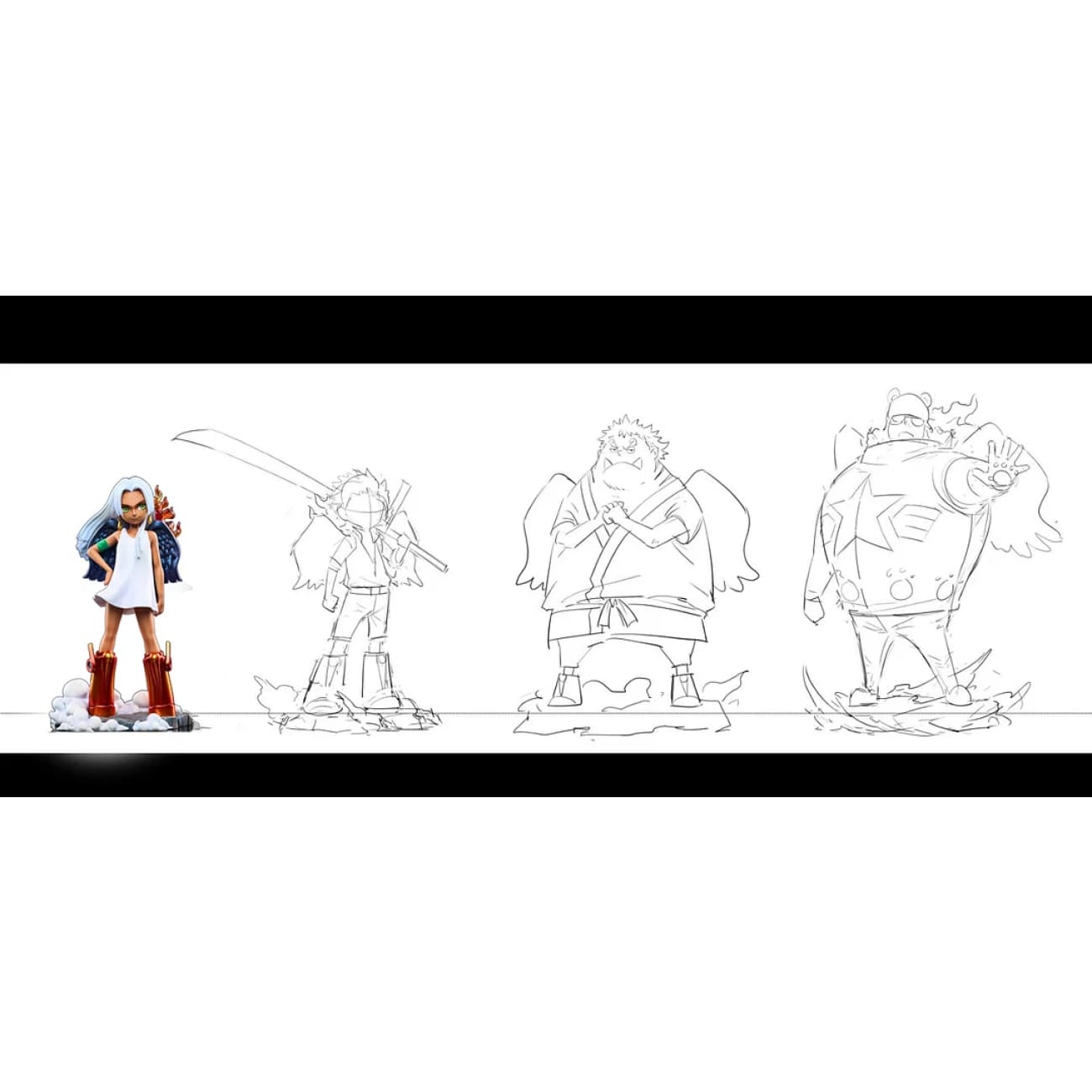 Mo Huan Yuan Studio - Seraphim Boa Hancock / Childhood Boa Hancock / Seraphim Monkey D. Luffy