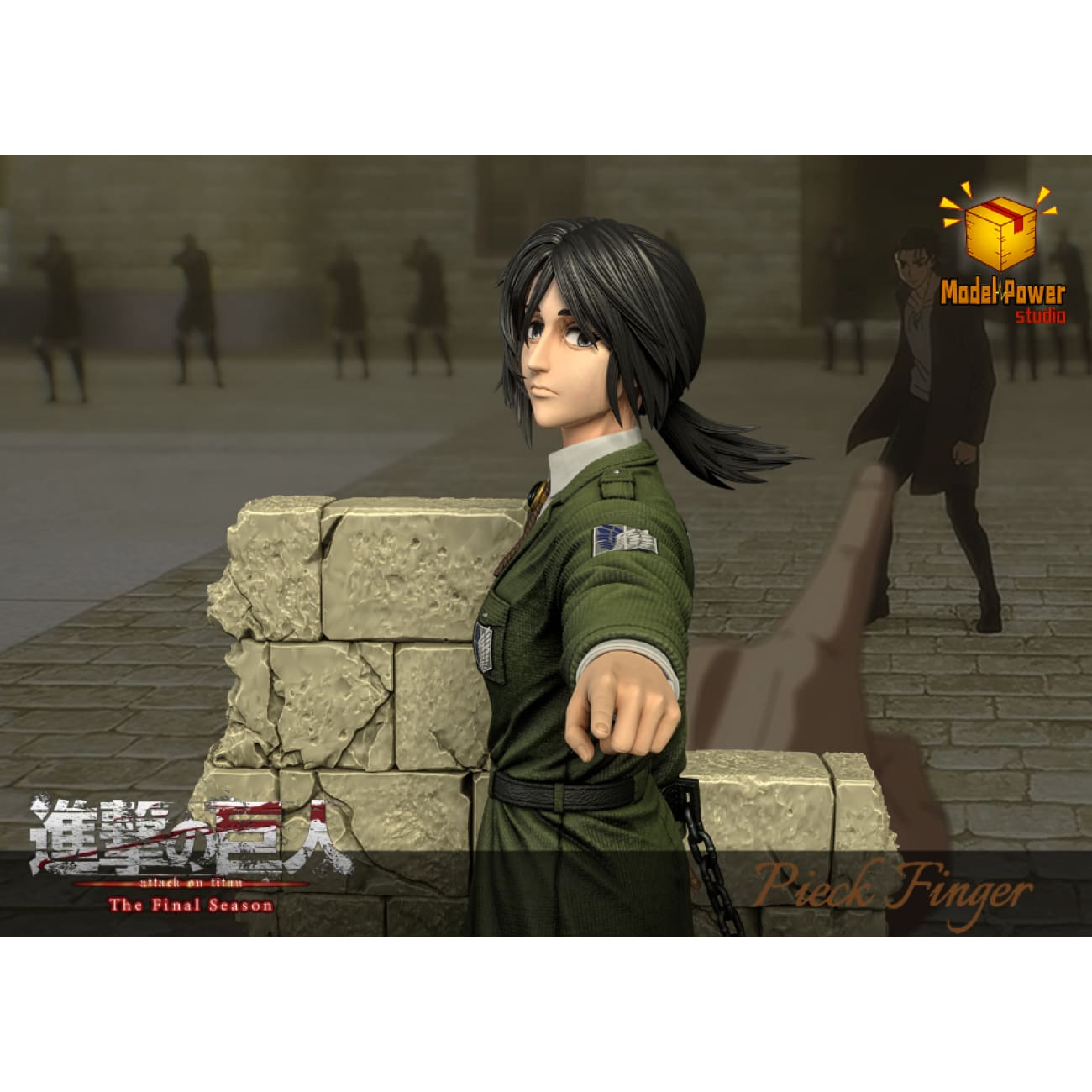 Model Power Studio - Eren Yeager / Pieck Finger