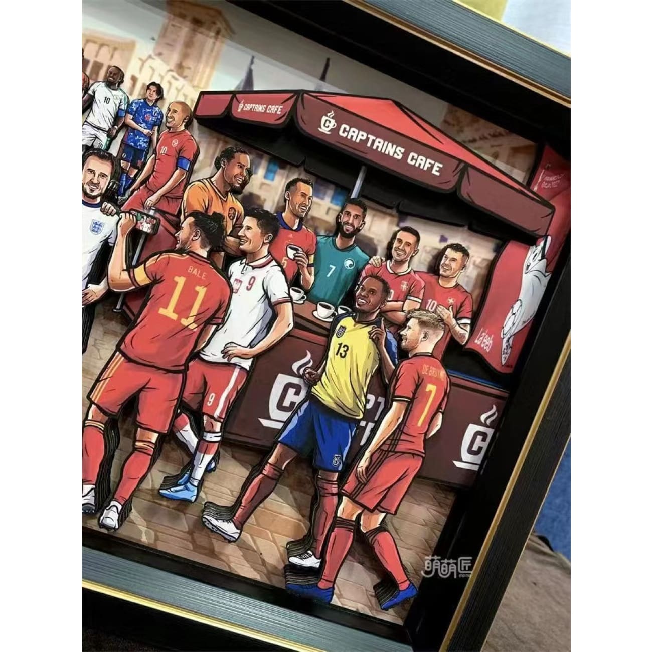 Momo Studio - Cristiano Ronaldo & Lionel Messi 3d Poster