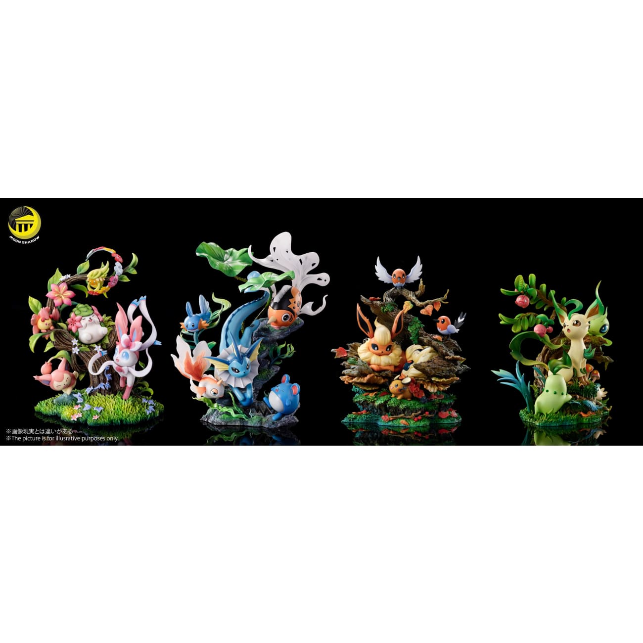 Moon Shadow Studio - Leafeon & Celebi & Chikorita & Shroomish & Cherubi Natural