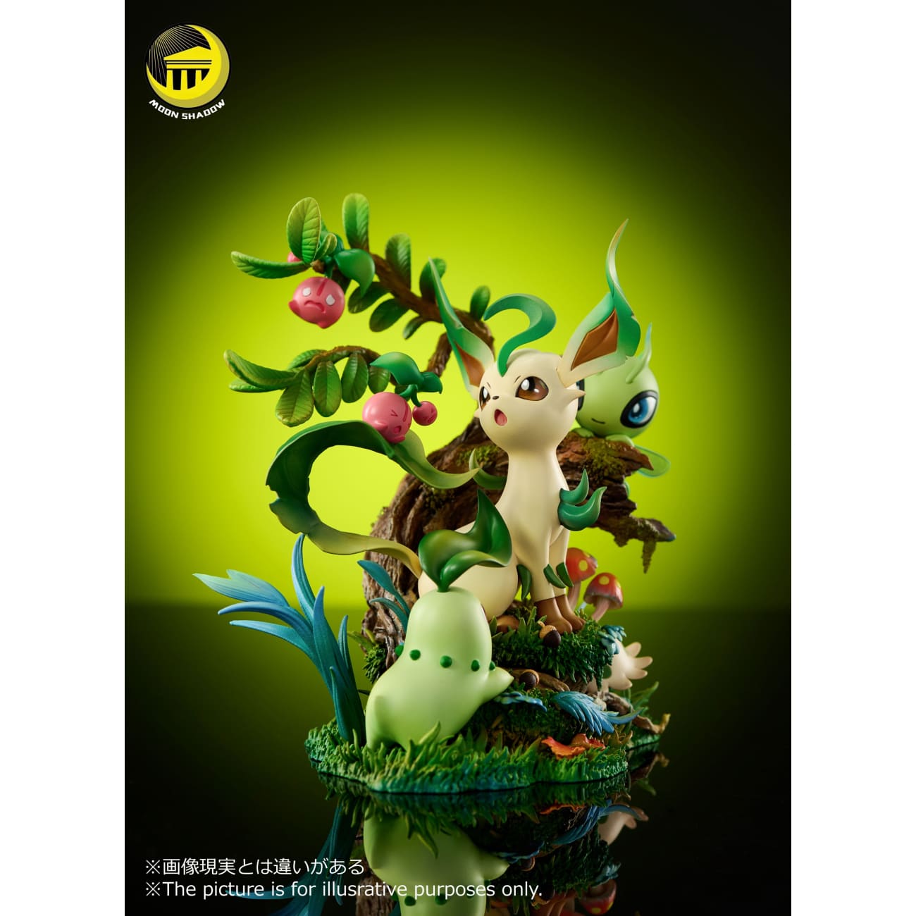 Moon Shadow Studio - Leafeon & Celebi & Chikorita & Shroomish & Cherubi Natural
