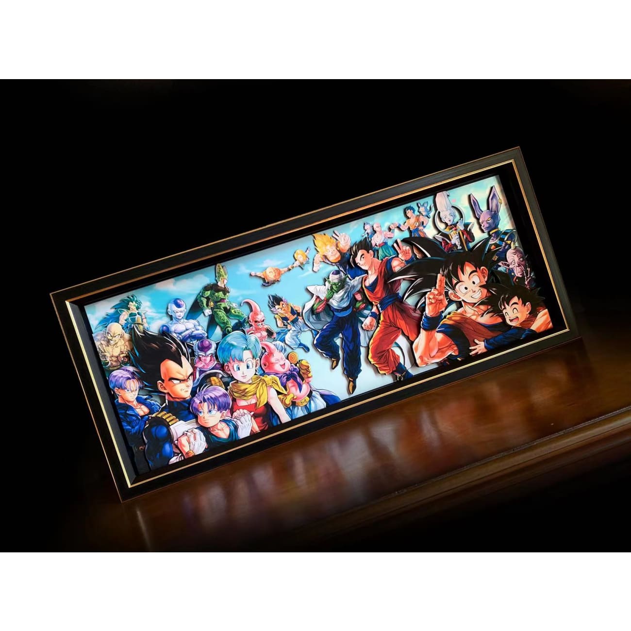 Mystical Art - Dragon Ball Super End Commemorative Edition Character Collection 3D Poster Frame