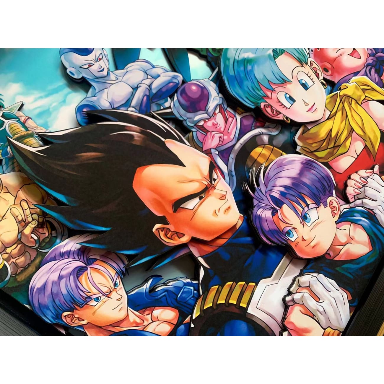 Mystical Art - Dragon Ball Super End Commemorative Edition Character Collection 3D Poster Frame