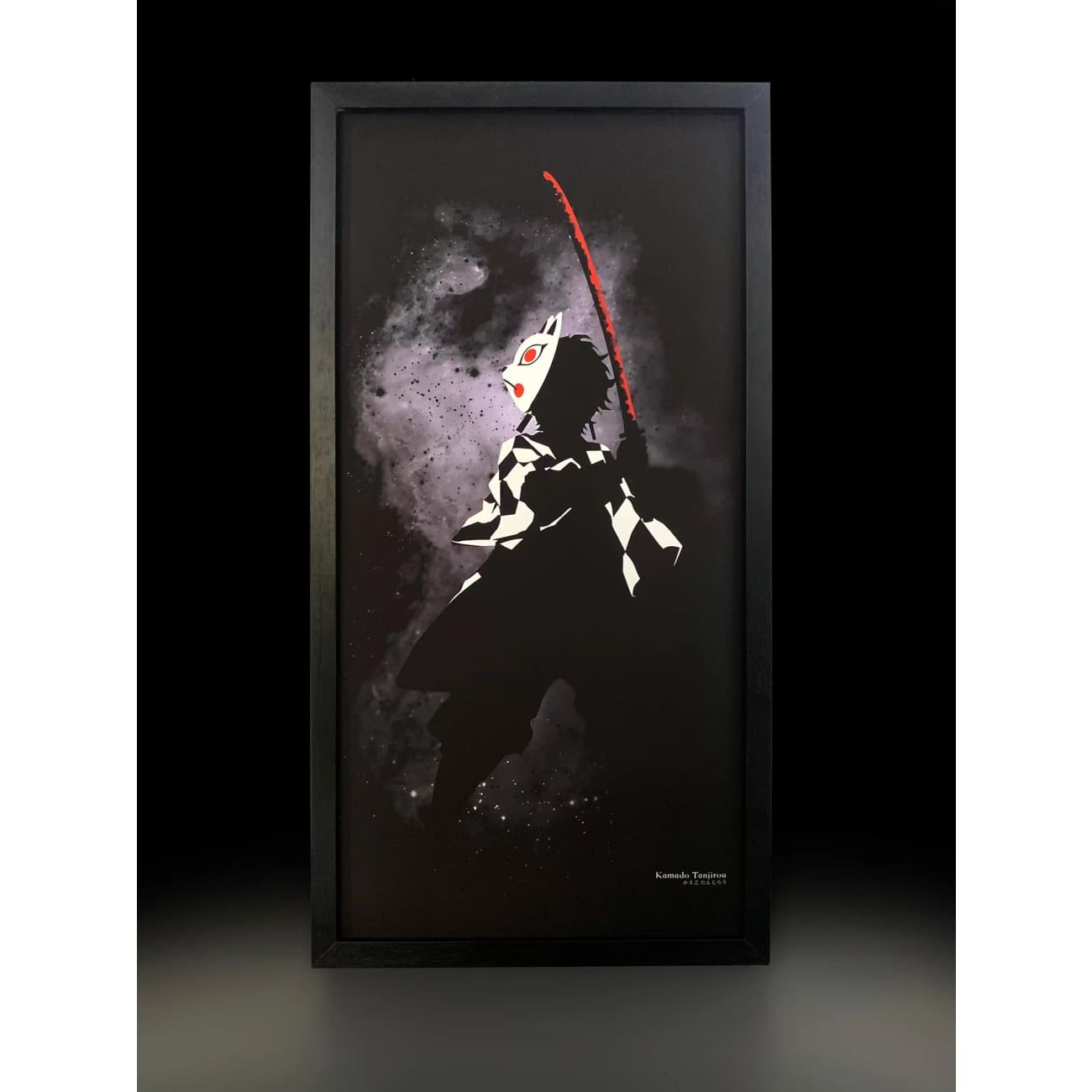 Mystical Art - Tanjiro Kamado Light Guide Transformation 3D Paper Art Frame