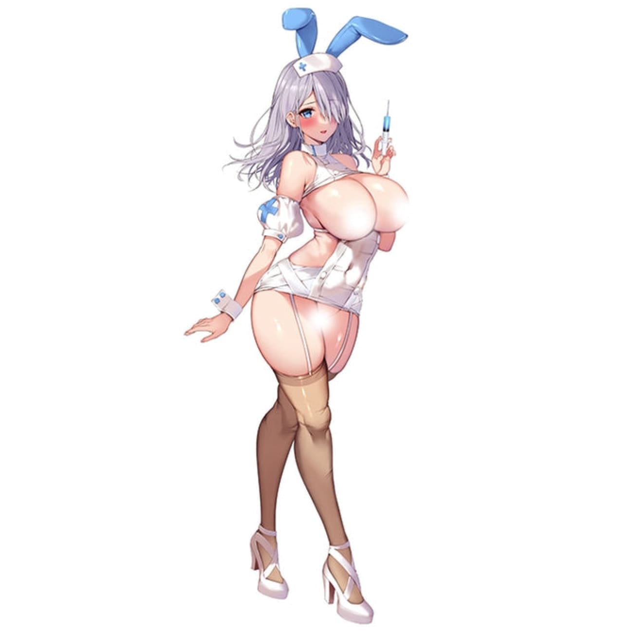 Native x Pink Cat - Blue Nurse Bunny Ver.