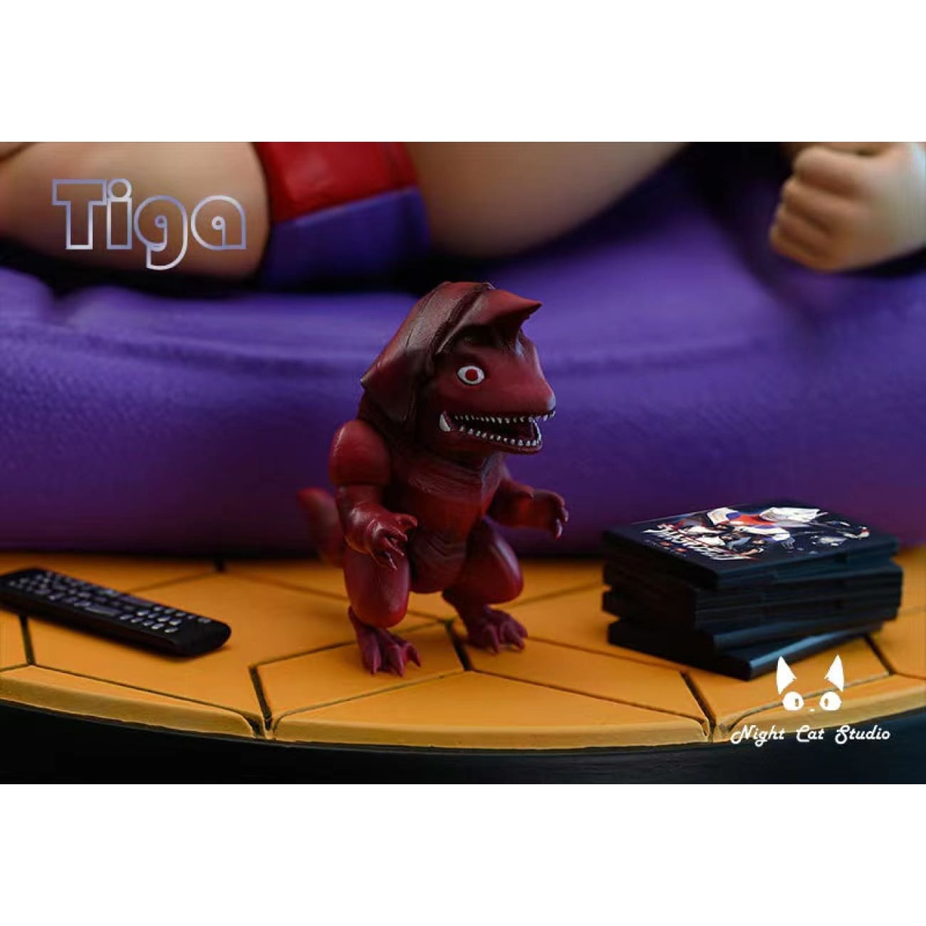 Night Cat Studio - Couch Potato with Ultraman Tiga Helmut