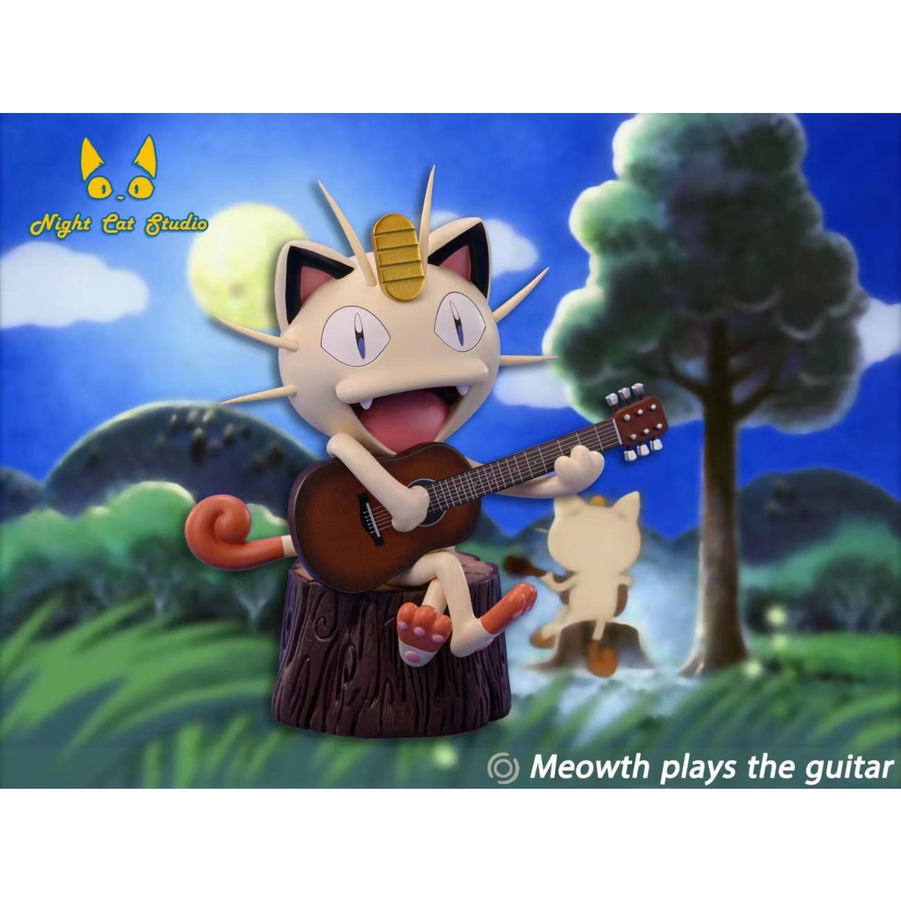 Night Cat Studio - Meowth Play Guitar