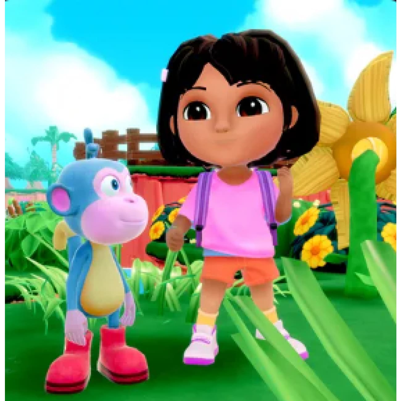 Nintendo Switch Game Title - Dora the Explorer: Rainforest Rescue