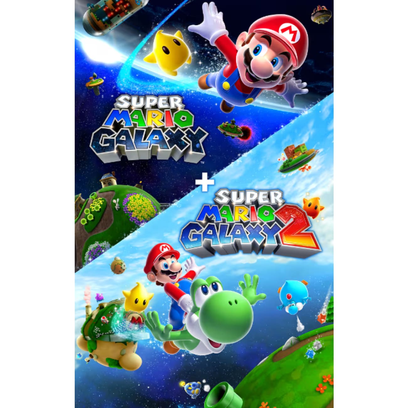 Nintendo Switch Game Title - Super Mario Galaxy + Super Mario Galaxy 2