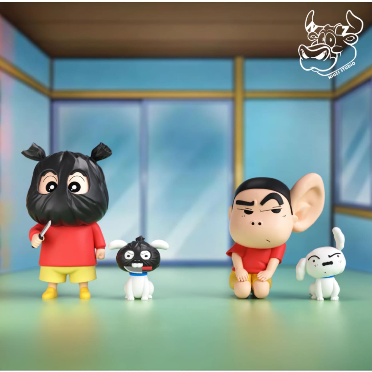 NIUZI Studio - Eavesdropping Shinnosuke & Shiro