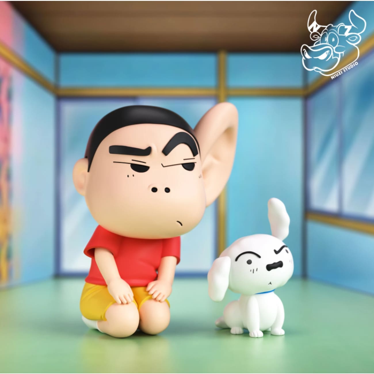 NIUZI Studio - Eavesdropping Shinnosuke & Shiro