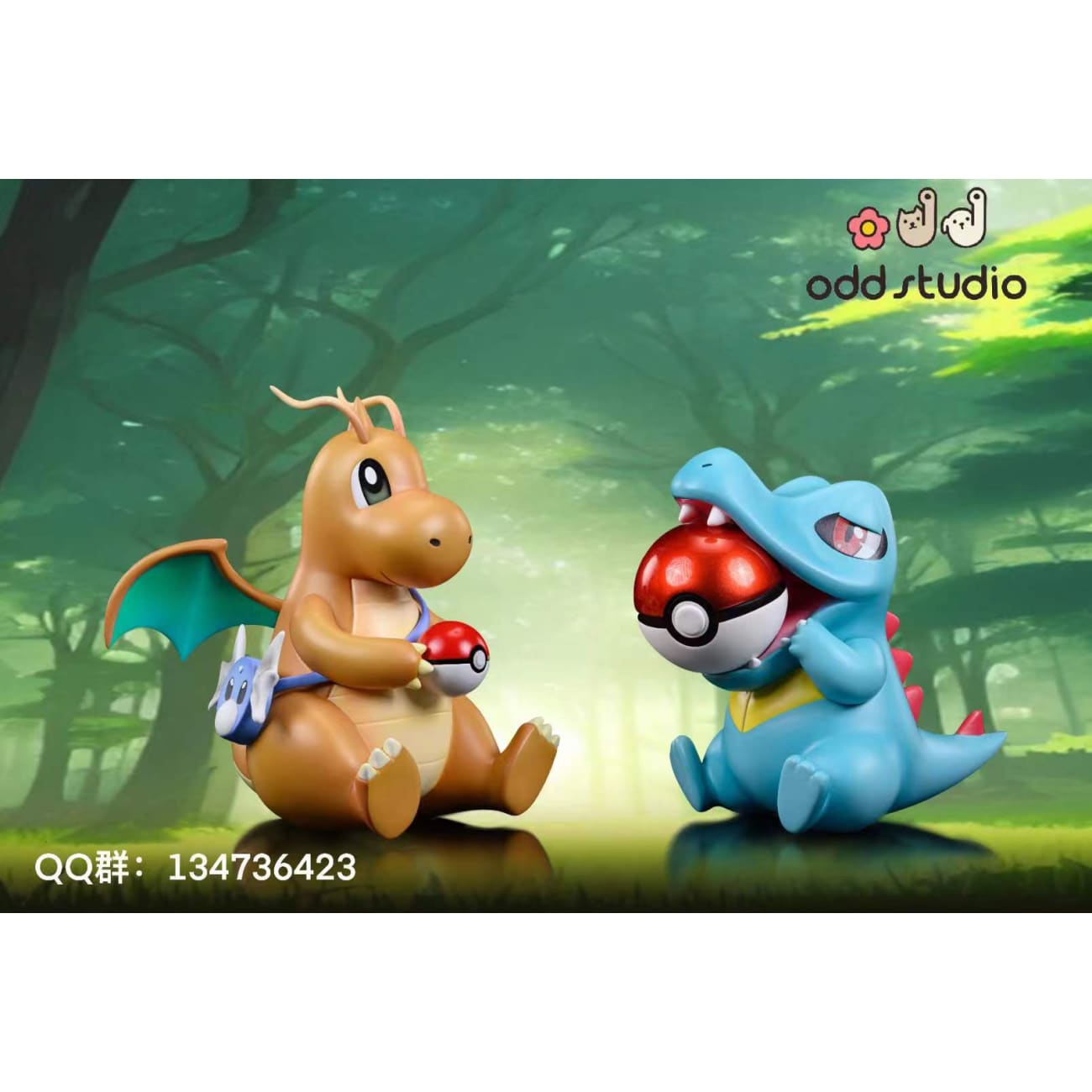 Odd Studio - Sitting Dragonite