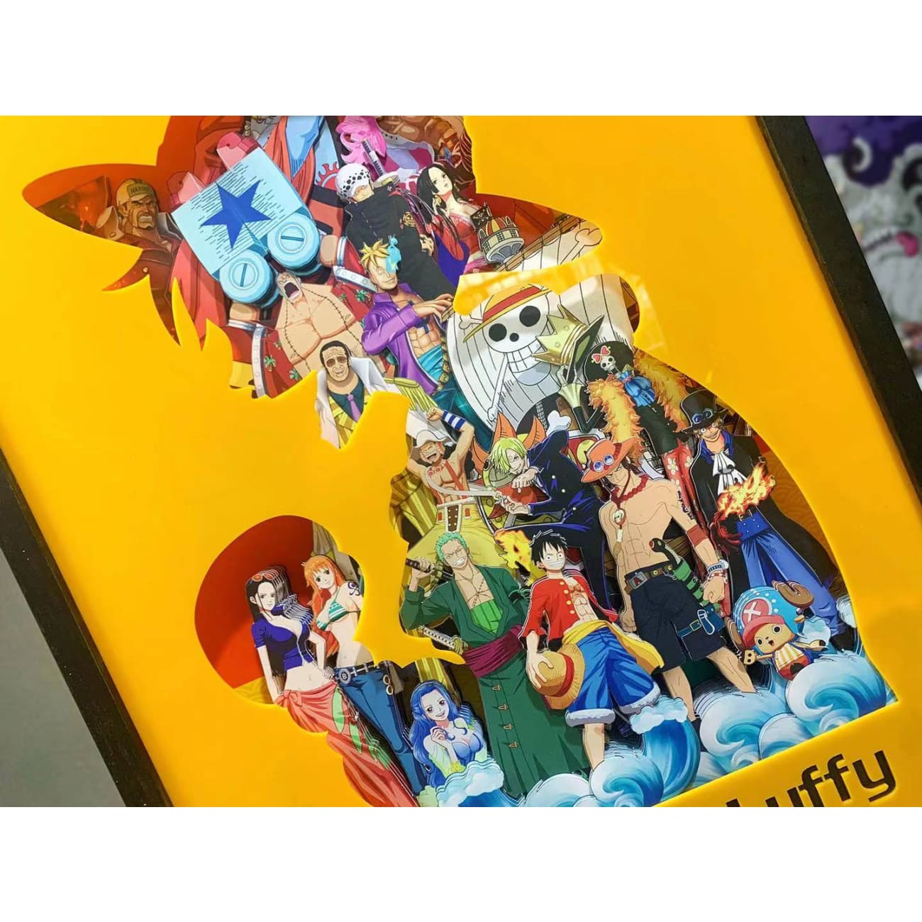 One Piece - Monkey D Luffy with Pirate Frame