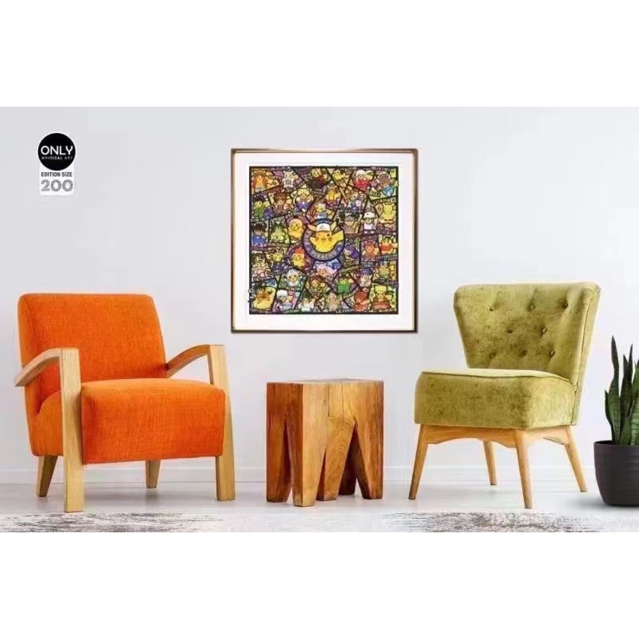 Only Mystical Art - Cross Dressing Pikachu Poster Frame