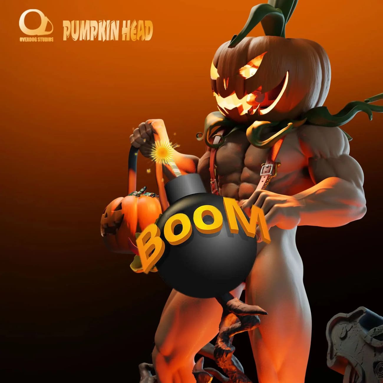 Overdog Studio - Halloween Pumpkin Professor Turo [3