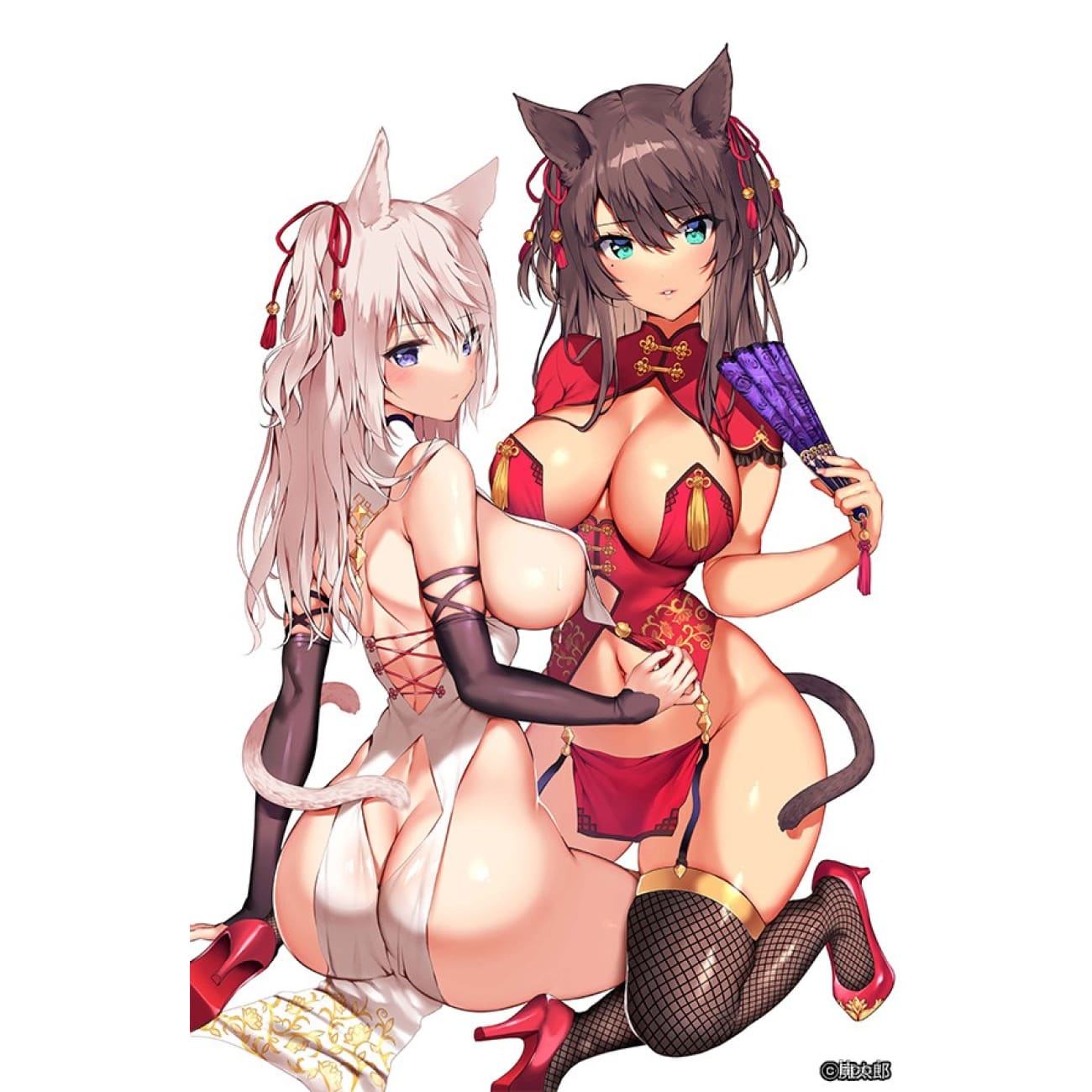 Pink Cat x Native - China Dress Cat