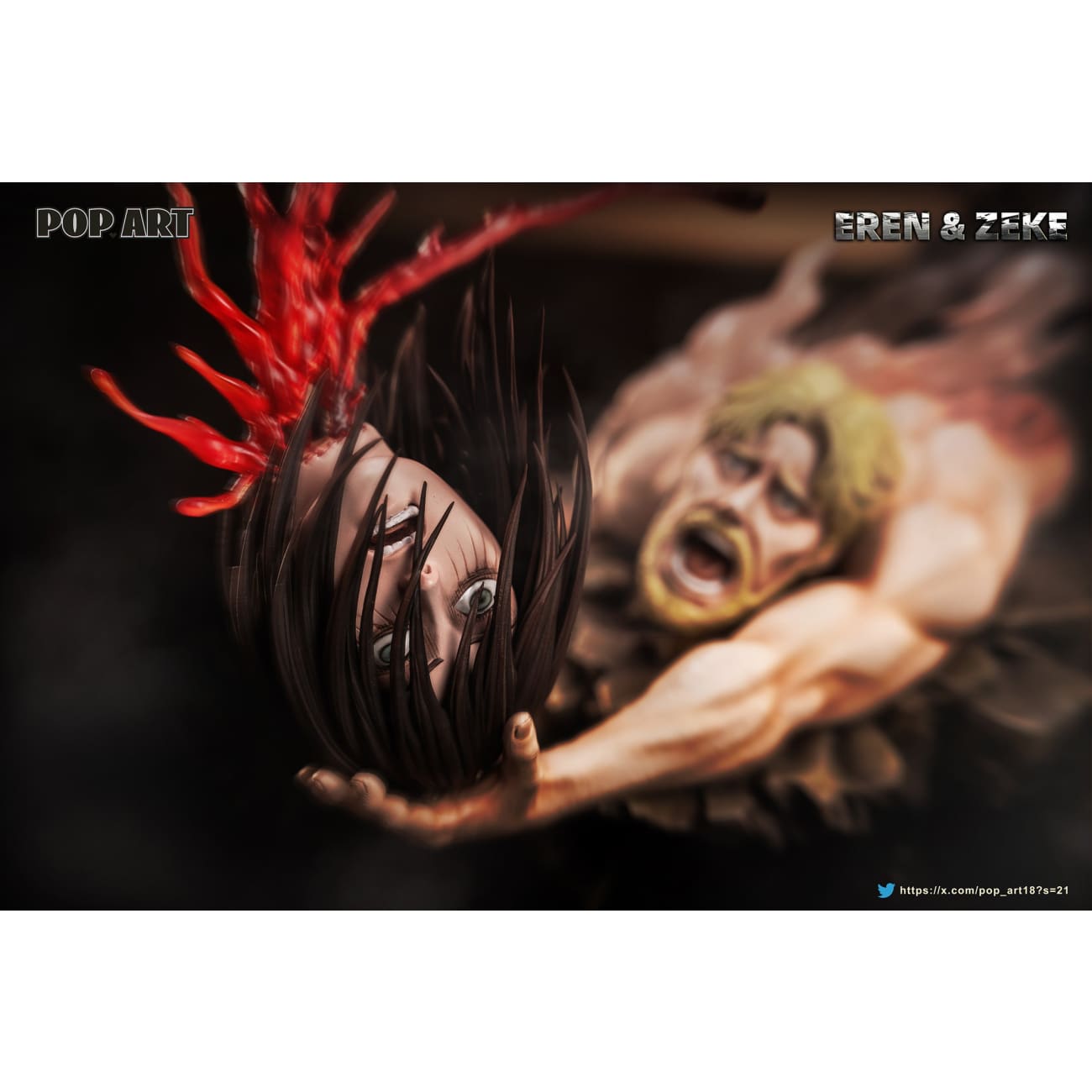 POP.ART Studio - Catch The Head Eren & Zeke