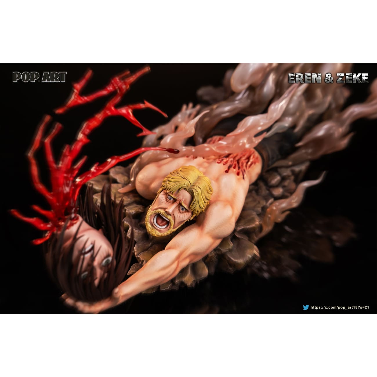 POP.ART Studio - Catch The Head Eren & Zeke