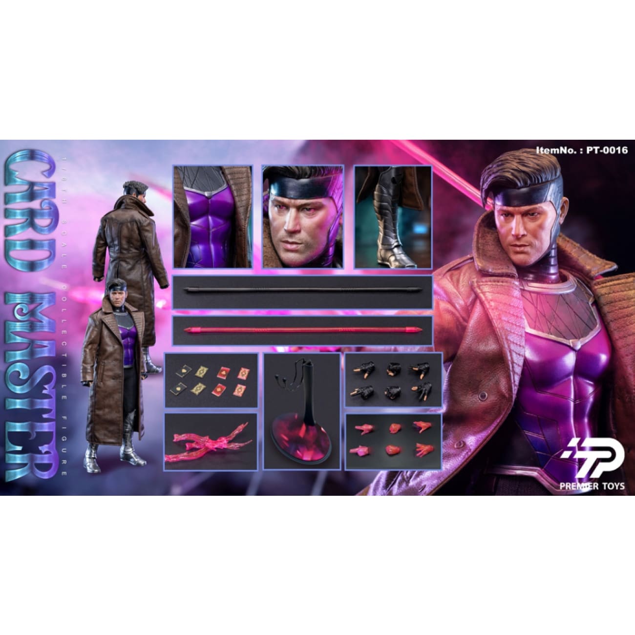 フィギュア Premier Toys 1/6 カード・マスター 未開封新品 PT-0016
