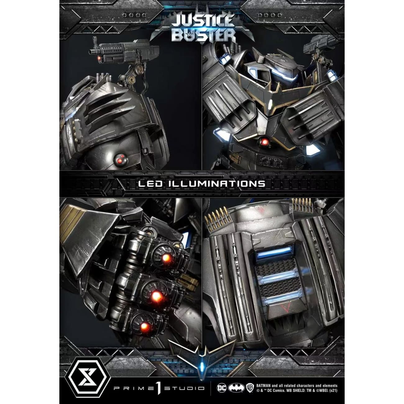 Prime 1 studio - Justice League (Comics) Justice Buster Design By Josh Nizzi Ultimate Version