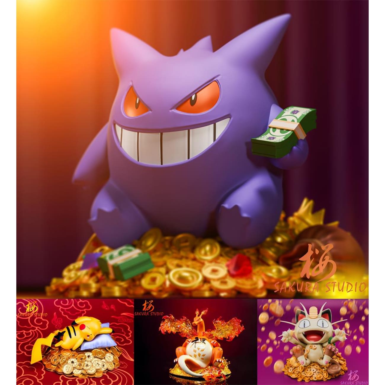 Sakura Studio - Gold Coin Gengar
