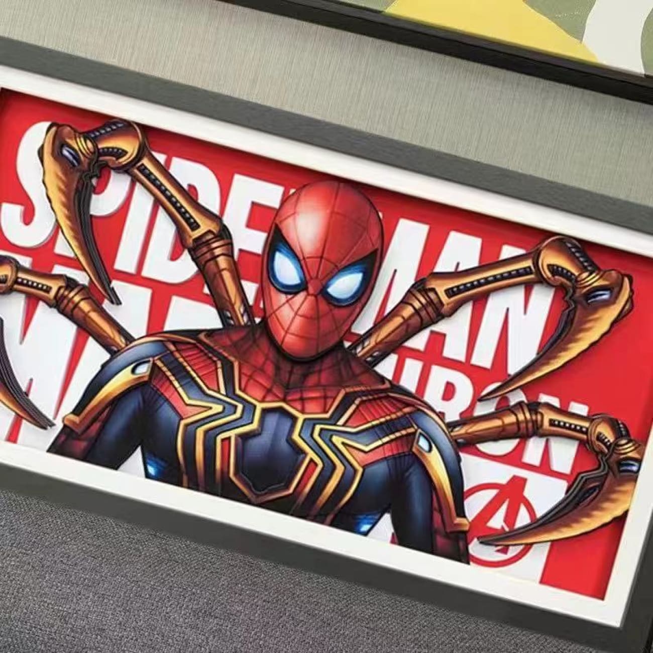 Spiderman Iron Armor Poster frame