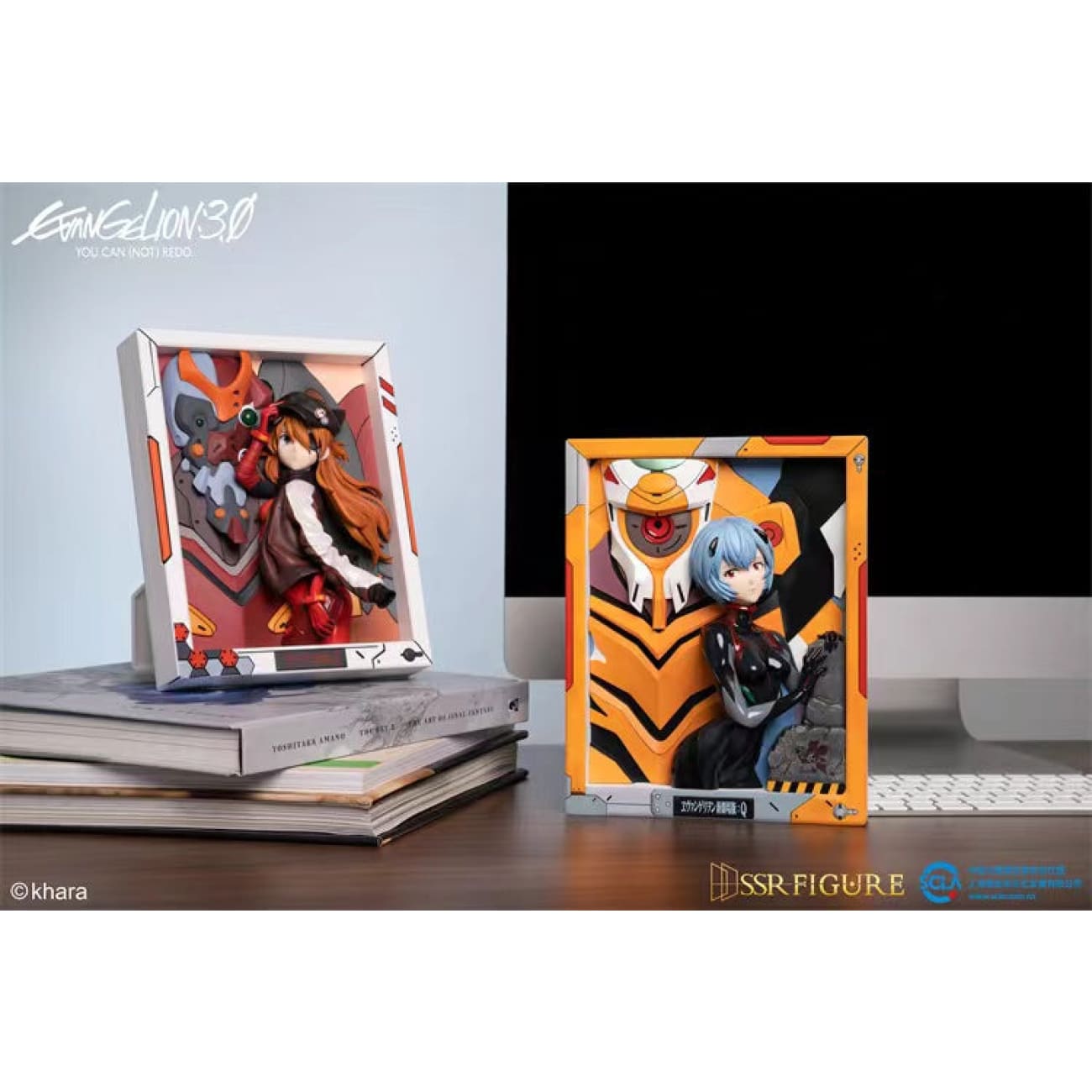 SSR Figure x Infinity Studio - Battle Suit Ver Rei Ayanami 3D Art Frame