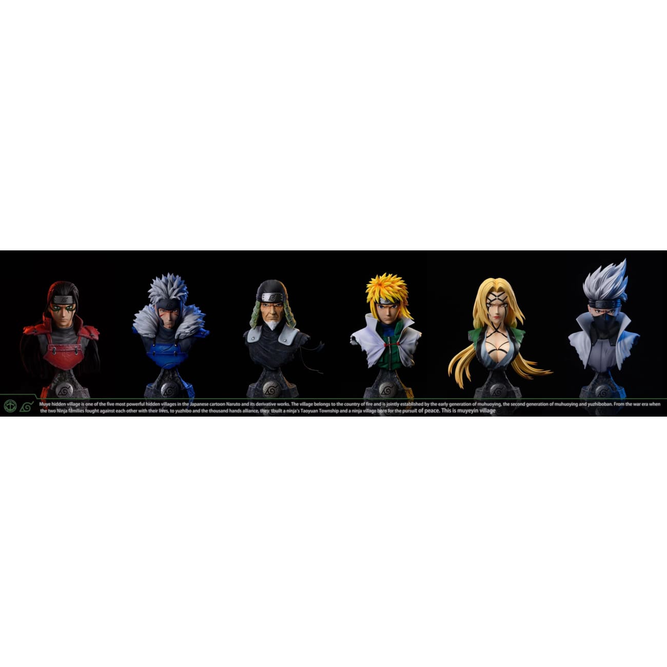 SURGE Studio - The Will of Fire Tsunade / Kakashi Hatake Bust