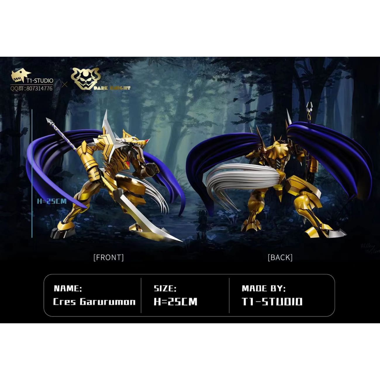 T1 Studio - BlitzGreymon / CresGarurumon
