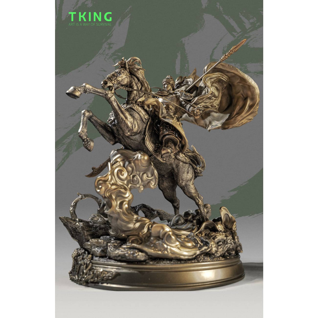 TKING Studio - God of War Guan Yu Imitation Bronze Edition