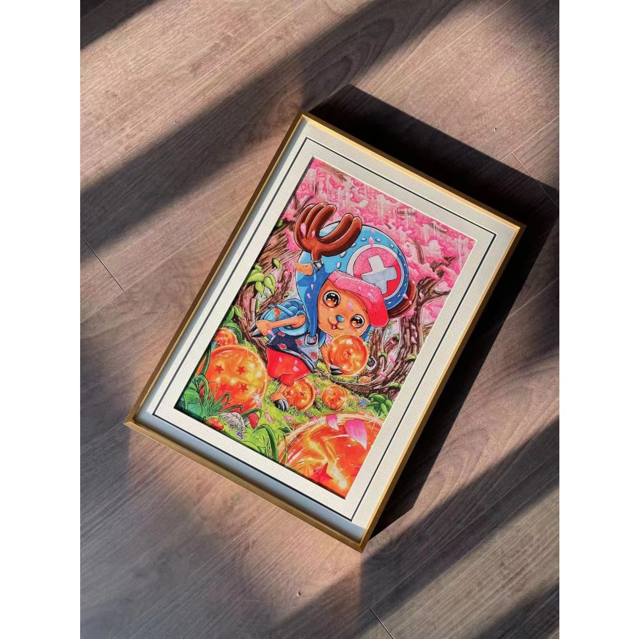Tony Tony Chopper Illustration Drawing Poster Frame
