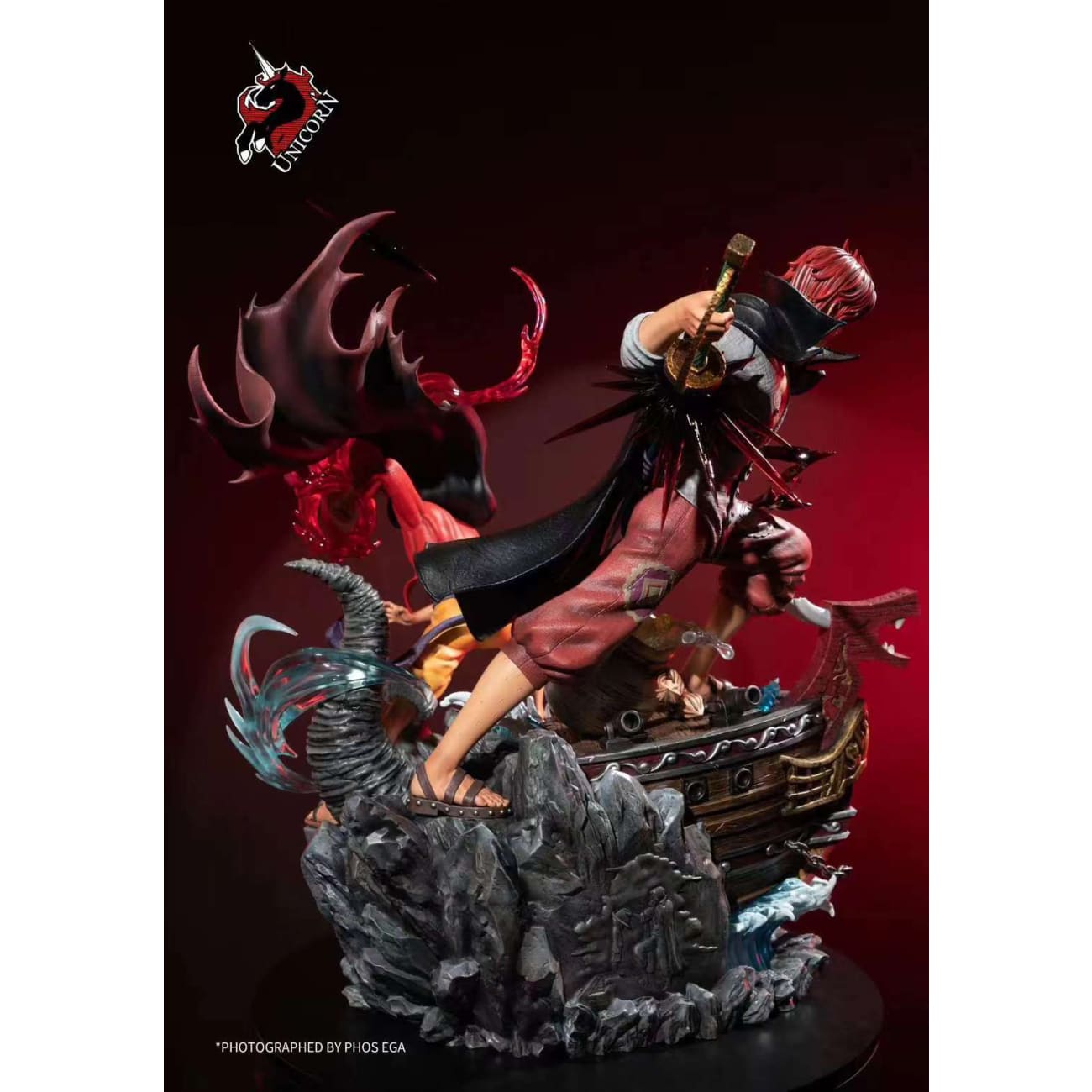 Unicorn Studio - Straw Hat Pirates Luffy & Red Hair Shanks