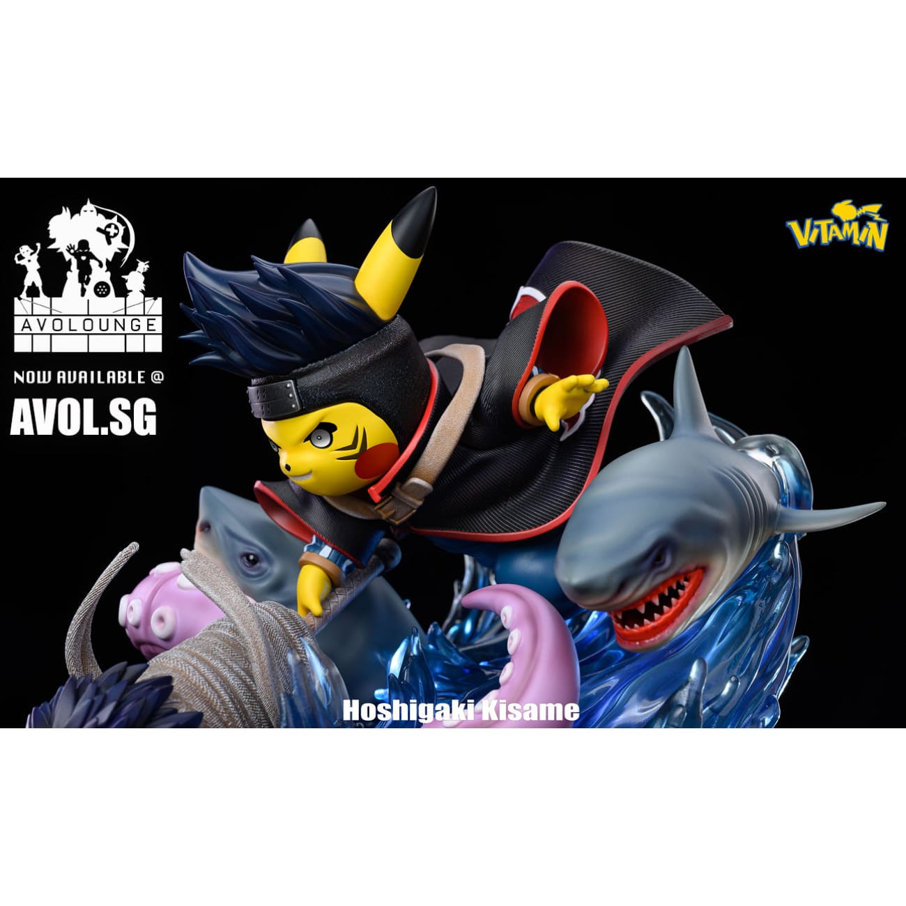 Vitamin Studio - Pikachu as Hoshigaki Kisame