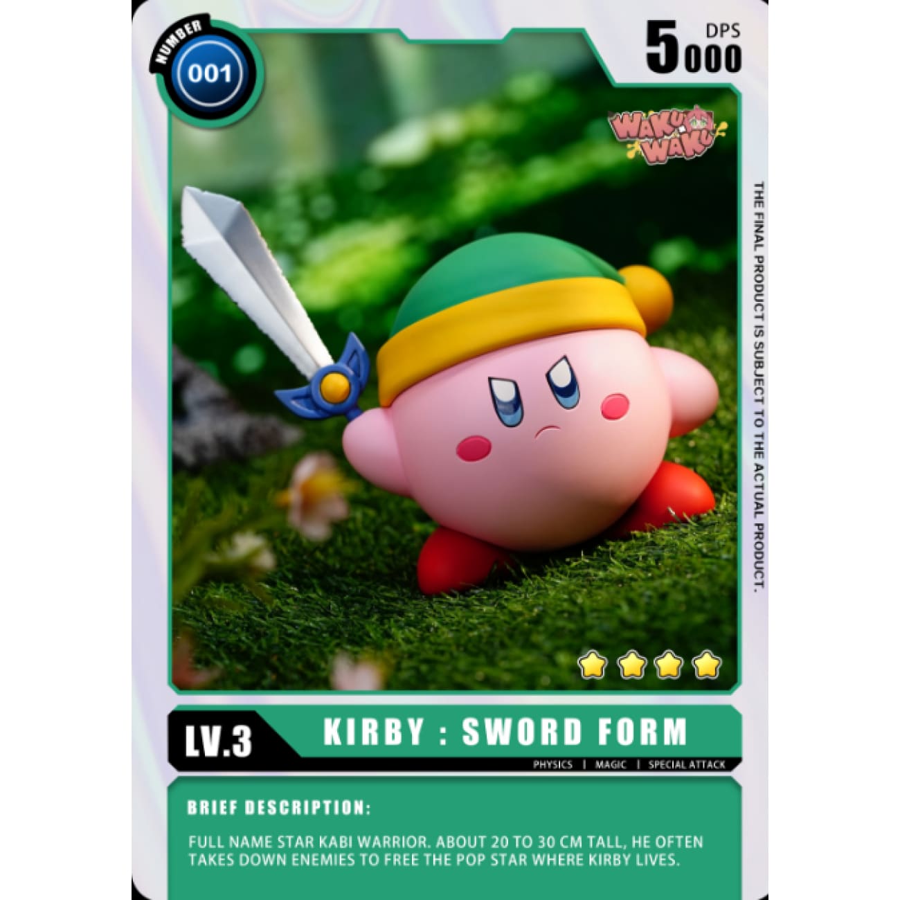 Kirby #1 Swordsman Kirby GK Statue - WakuWaku Studio [In-Stock] main image 0