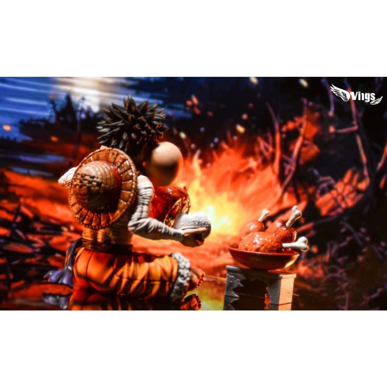 Wings Studio - Monkey D. Luffy Eating Meat