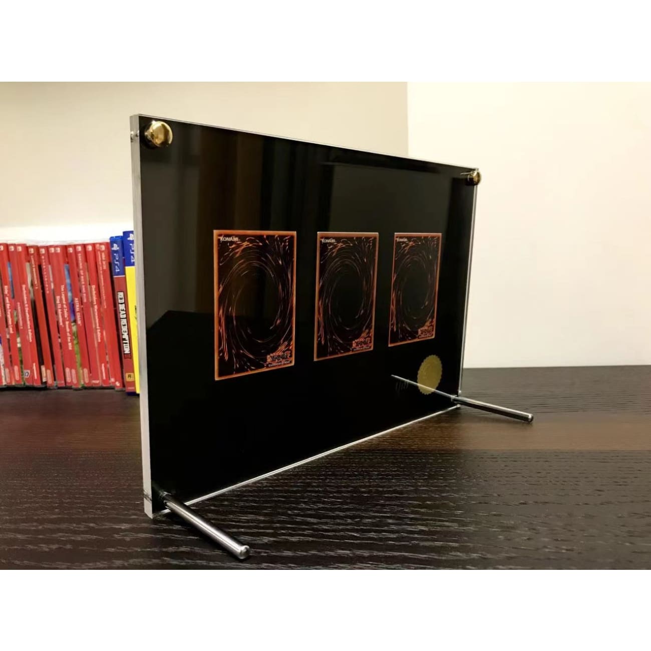 Xing Kong Studio - Blue-Eyes White Dragon, Dark Magician & Red-Eyes Black Dragon Card Acrylic Stand Display