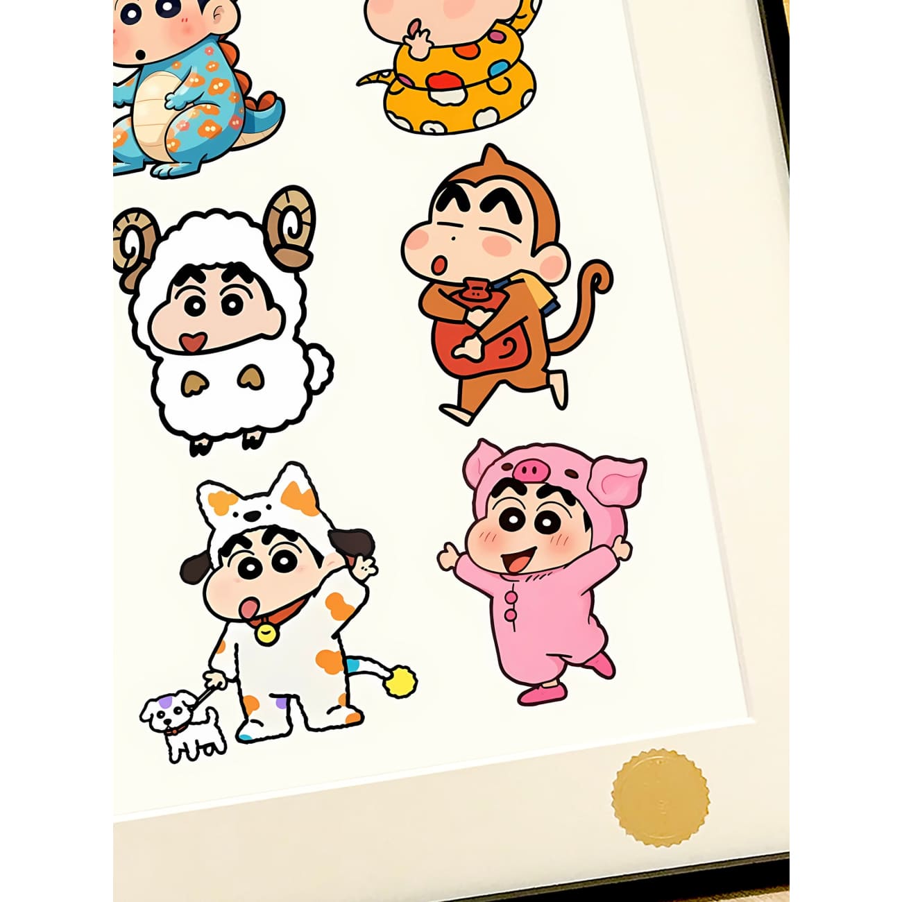 Xing Kong Studio - Crayon Shin Chan Chinese Zodiac Ver. Poster Frame