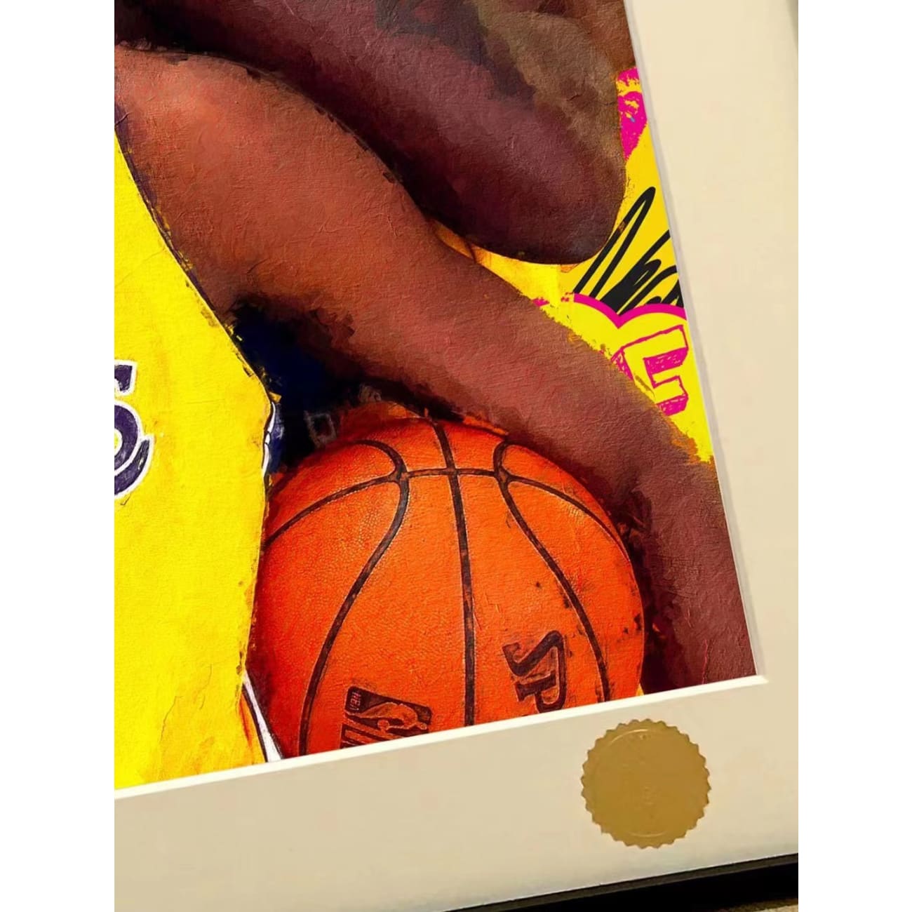 Xing Kong Studio - Kobe Bryant and Shaquille O'Neal Poster Frame
